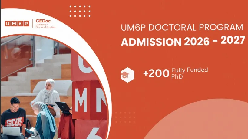 Are you looking for a fully funded PhD opportunity in 2026? Applications are now open for more than 200 fully funded doctoral positions at University Mohammed VI Polytechnic (UM6P) in Morocco for the 2026–2027 academic year.